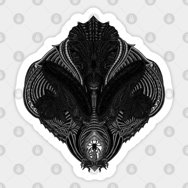 Xenomorphs Sticker by VarvargArtwork